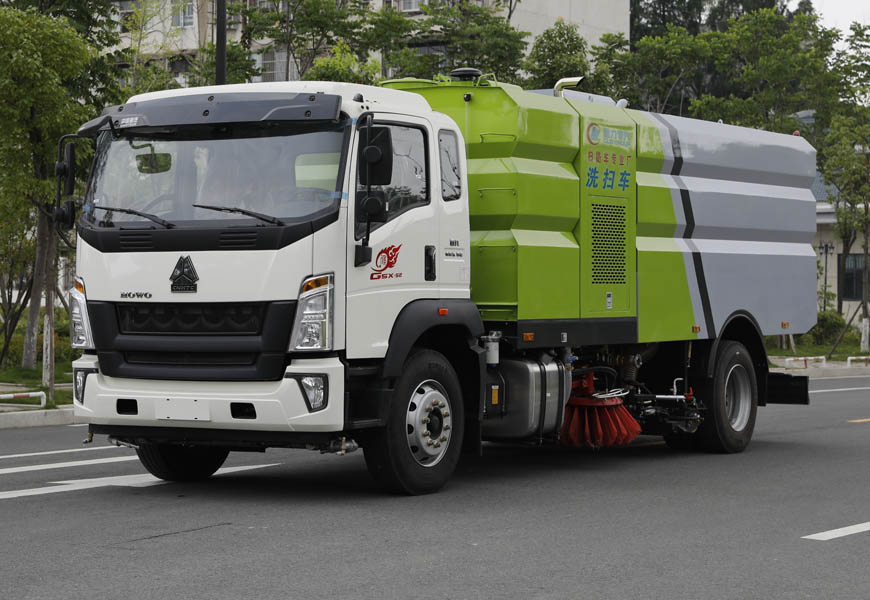 重汽豪沃洗掃車  水9方塵7方